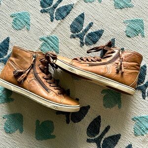 UGG leather hi tops